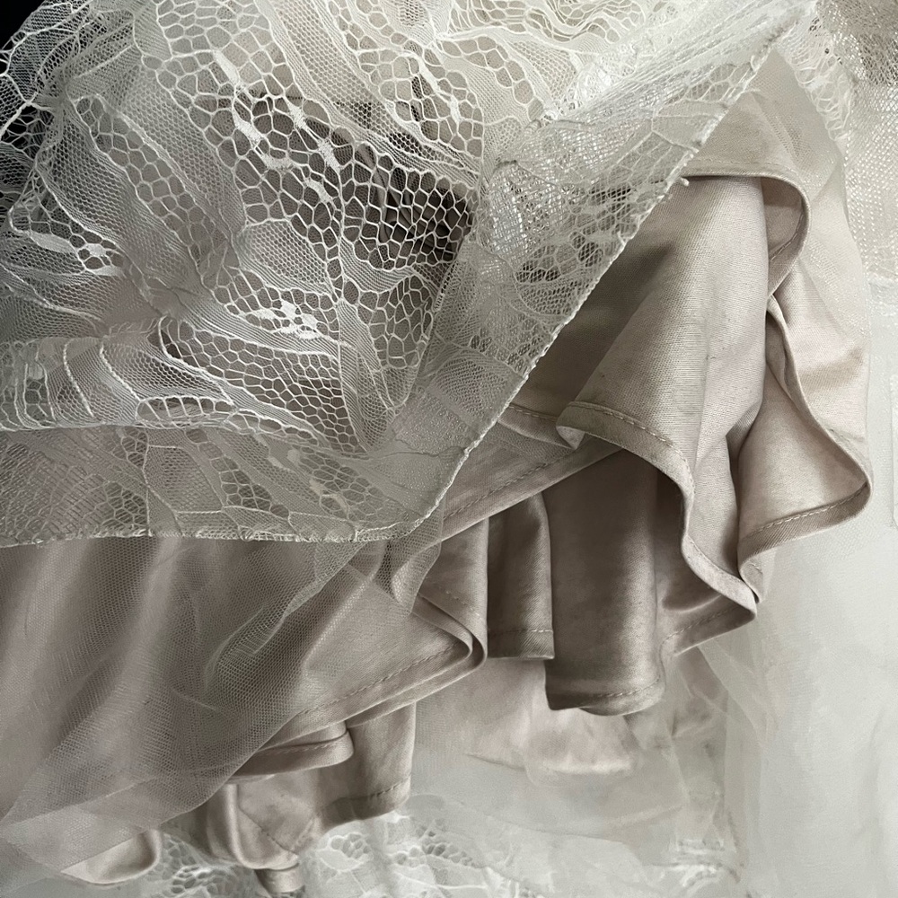 Andrea and Leo Couture Off Shoulder Wedding Lace Gown 👰‍♀️ - Picture 7 of 13